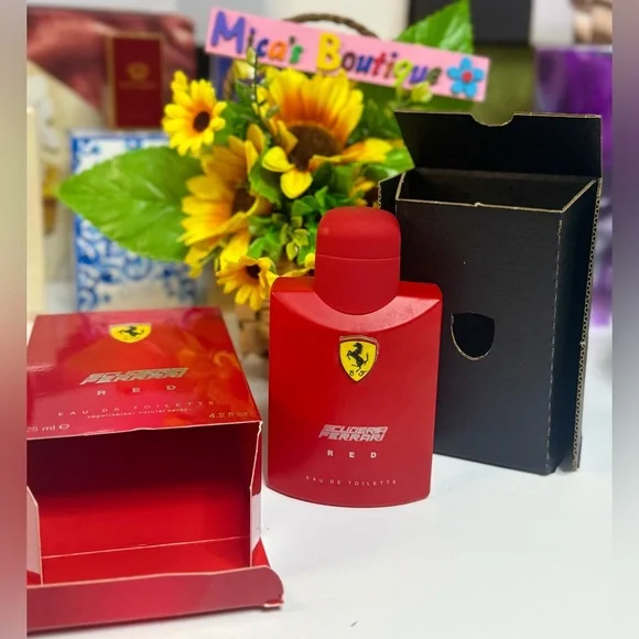 🆕FERRARI Scuderia Red Eau de Toilette 125ml 4.2 Oz  ~Open box~ 💯 Authentic 🔥 - Picture 9 of 13
